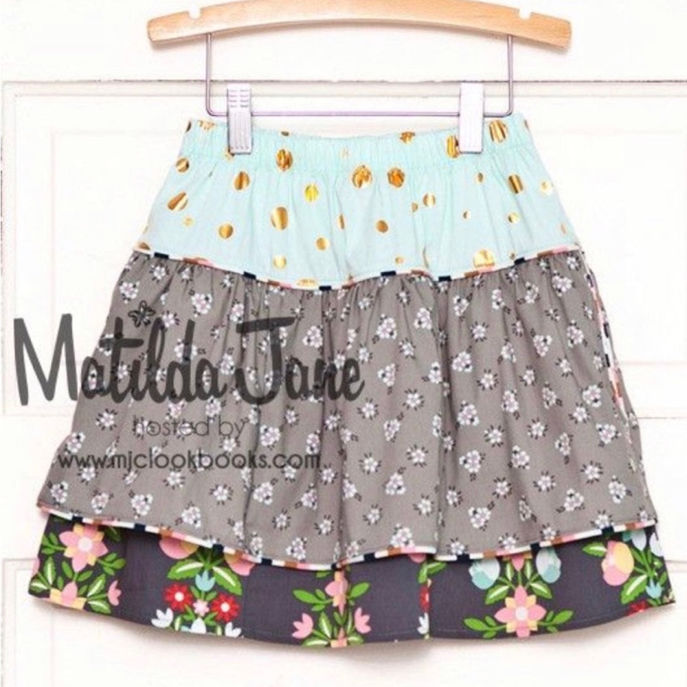 NWT Matilda Jane Fun Day fall spring girls skirt 8